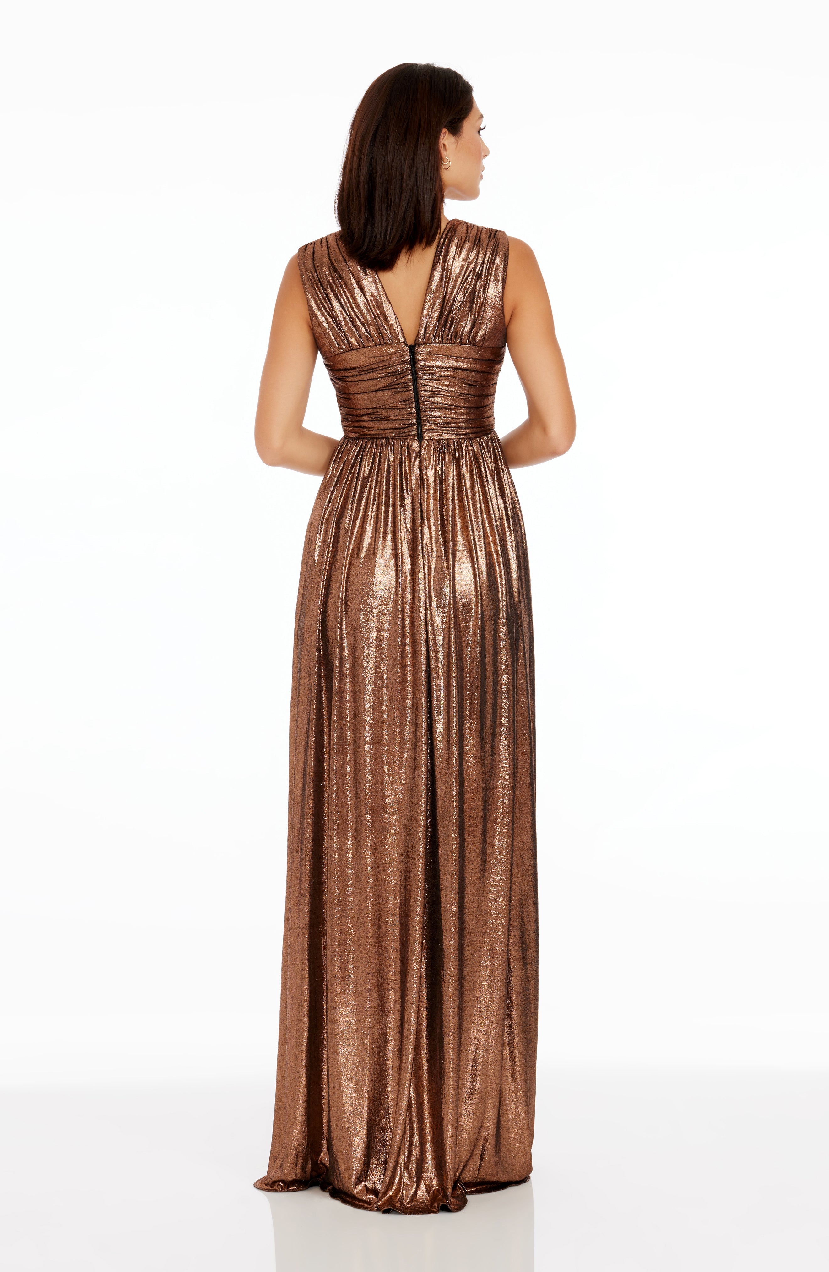 Jaclyn Metallic Gown